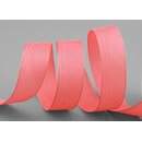 20 m x 25 mm SEIDENBAND LINA 508 TERRAKOTTA Koralle mit...