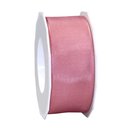 3 m x 40 mm SEIDENBAND LINA 020 ALTROSA Rosa mit...