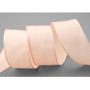 3 m x 40 mm SEIDENBAND LINA 034/1 HELL APRICOT mit...