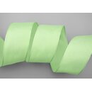 3 m x 40 mm SEIDENBAND LINA 037 LINDGRN Grn mit...