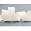 3 m x 40 mm SEIDENBAND LINA 104 Ivory Creme mit...