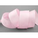 3 m x 40 mm SEIDENBAND LINA 604 Hellrosa Rosa mit...