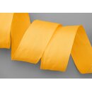 3 m x 40 mm SEIDENBAND LINA 605 DOTTERGELB Gelb mit...