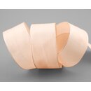 20 m x 40 mm SEIDENBAND LINA 034/1 HELL APRICOT mit...