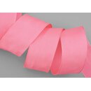 20 m x 40 mm SEIDENBAND LINA 504 ROSA Koralle mit...