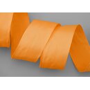 20 m x 40 mm SEIDENBAND LINA 620 ORANGE mit Drahtkanten...