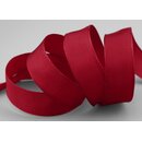 3 m x 25 mm Drahtkantenband LEO DUNKELROT Bordeaux (191)...