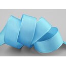 3 m x 25 mm Drahtkantenband LEO HIMMELBLAU Hellblau (201)...