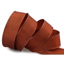 3 m x 25 mm Drahtkantenband LEO HELLBRAUN Terrakotta...