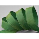 3 m x 25 mm Drahtkantenband LEO DUNKELGRN Grn (355)...