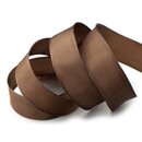3 m x 25 mm Drahtkantenband LEO BRAUN Mittelbraun (520)...