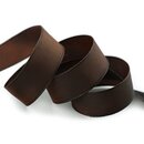 3 m x 25 mm Drahtkantenband LEO DUNKELBRAUN Schokobraun...