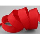 3 m x 25 mm Drahtkantenband LEO ROT (609) Dekoband mit...