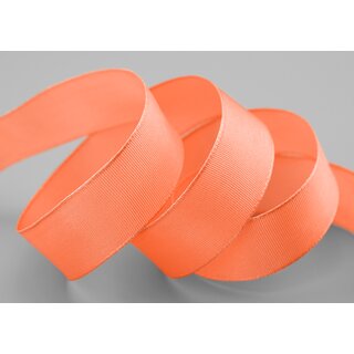 25 m x 25 mm Drahtkantenband LEO APRICOT Lachs (034) Dekoband mit Drahtkanten einfarbig Geschenkband Stoffband Schleifenband Visco Draht