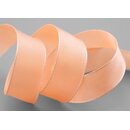 25 m x 25 mm Drahtkantenband LEO HELL APRICOT (123)...