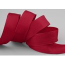 25 m x 25 mm Drahtkantenband LEO DUNKELROT Bordeaux (191)...