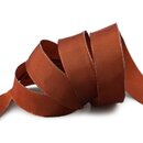 25 m x 25 mm Drahtkantenband LEO HELLBRAUN Terrakotta...