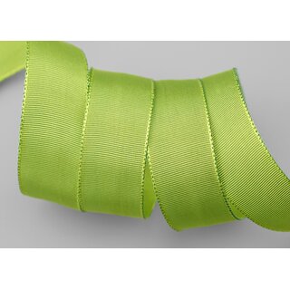 25 m x 25 mm Drahtkantenband LEO LINDGRN Hellgrn Grn (272) Dekoband mit Drahtkanten einfarbig Geschenkband Stoffband Schleifenband Visco Draht