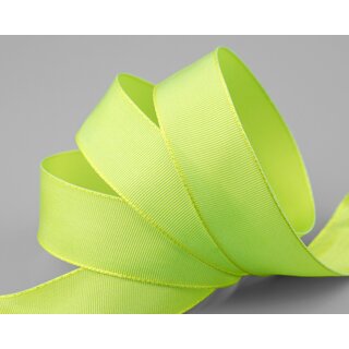 25 m x 25 mm Drahtkantenband LEO LEMONGRN Hellgrn Grn (502) Dekoband mit Drahtkanten einfarbig Geschenkband Stoffband Schleifenband Visco Draht