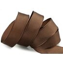 25 m x 25 mm Drahtkantenband LEO BRAUN Mittelbraun (520)...