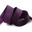 25 m x 25 mm Drahtkantenband LEO AUBERGINE Lila (710)...