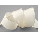 3 m x 40 mm Drahtkantenband LEO CREME Ivory (104)...