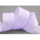 3 m x 40 mm Drahtkantenband LEO FLIEDER Lavendel Hell...
