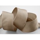 3 m x 40 mm Drahtkantenband LEO TAUPE Toffee (115)...