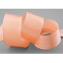 25 m x 40 mm Drahtkantenband LEO HELL APRICOT (123)...