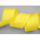 25 m x 40 mm Drahtkantenband LEO GELB (605) Dekoband mit...