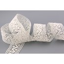 Spitzenband Emma CREME Baumwollspitze 1 m x 38 mm...