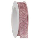 20 m x 25 mm Dekoband Art Nouveau ROSA Geschenkband...