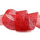 3 m x 40 mm Dekoband Folklore ROT Geschenkband mit...
