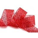 20 m x 40 mm Dekoband Folklore ROT Geschenkband mit...