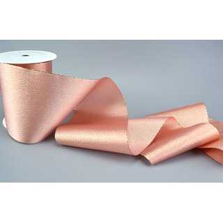 VIENNA 15 m x 10 cm ROSA GOLD Dekoband mit Lurex...