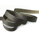 3 m x 15 mm Webband FISCHGRT Gold SCHWARZ Dekoband...