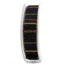 3 m x 25 mm Dekoband Matrix Gold Streifen SCHWARZ...