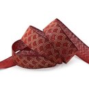 3 m x 25 mm Dekoband David BORDEAUX GOLD Schleifenband...