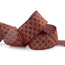 3 m x 40 mm Dekoband David BORDEAUX GOLD Schleifenband...