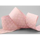 3 m x 40 mm Dekoband David ROSA Altrosa GOLD...