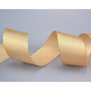 VIENNA 3 m x 40 mm GOLD Dekoband mit Lurex Brokat...