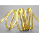 3 m x 7 mm Dekoband GOLD Brokatband Brokat glnzend mit...