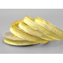 25 m x 15 mm Dekoband GOLD Brokatband Brokat glnzend mit...