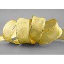 3 m x 40 mm Dekoband GOLD Brokatband Brokat glnzend mit...
