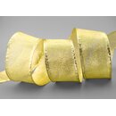 3 m x 60 mm Dekoband GOLD Brokatband Brokat glnzend mit...