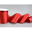 VIENNA 15 m x 10 cm ROT Metallic  Dekoband mit Lurex...