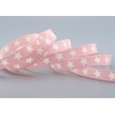 3 m x 15 mm Dekoband Super Star HELLROSA Rosa Stoffband...
