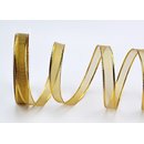 20 m x 15 mm Dekoband LUX GOLD glnzend Schleifenband...