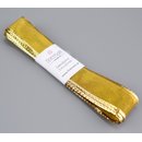 3 m x 25 mm Dekoband LUX GOLD glänzend Schleifenband...