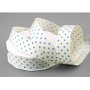 20 m x 25 mm Dekoband gepunktet Hello Baby Ripsband...